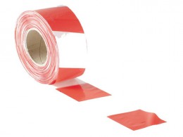 Faithfull Barrier Tape 70mm x 500m Red & White £10.49